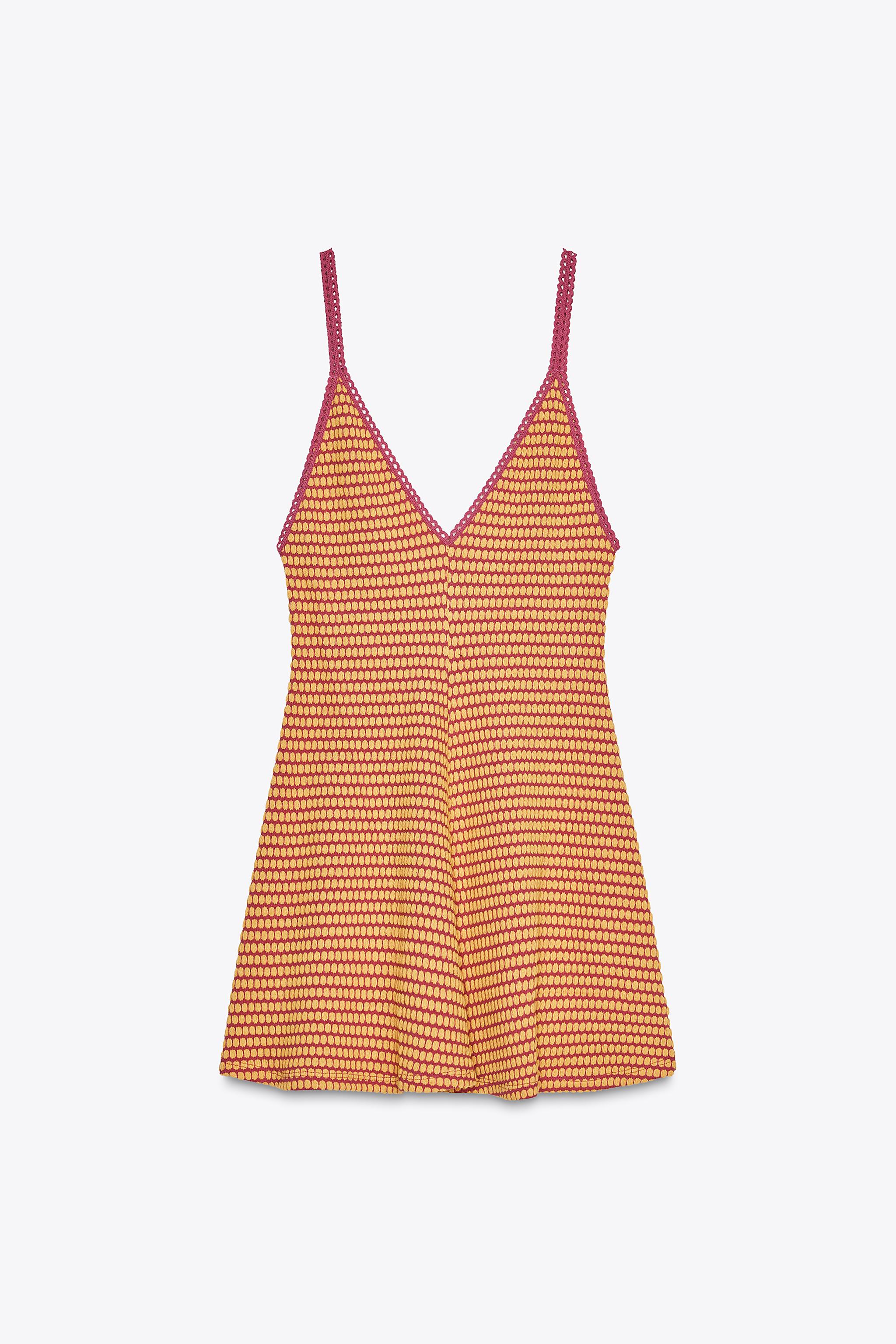 JACQUARD SHORT DRESS